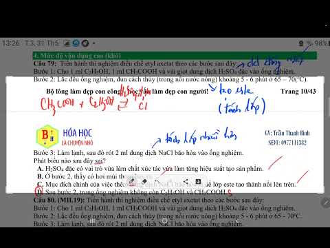 Video HÓA 12, CHƯƠNG 1. TRẮC NGHIỆM LÝ THUYẾT ESTE (3) xấp... - youtube