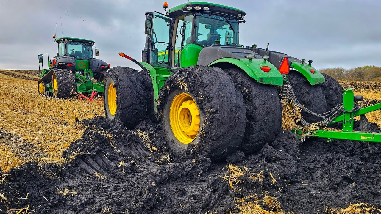 Трактор MAJOR застрял в грязи. Восстановление