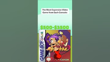 The most expensive video game from each Console: #nintendo