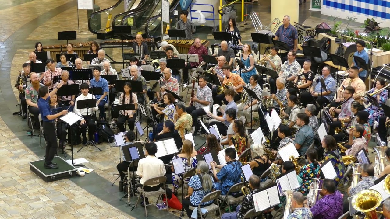 Honolulu Wind Ensemble -  Where Never Lark Or Eagle Flew