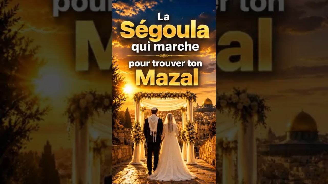 La Ségoula qui marche pour trouver ton Mazal ! 💍💖 - Rav Chlomo Valensi
