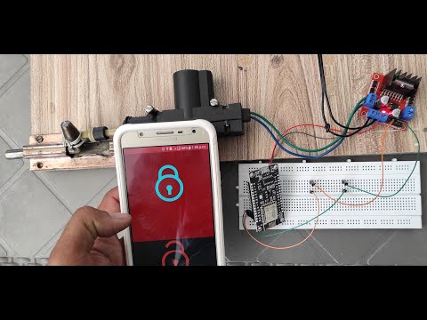 How to make door lock with ESP8266 | How to make Smart Door Lock  | Wireless Door Lock