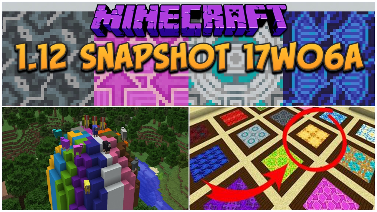 MINECRAFT 1.12 !! REVIEW / Snapshot 17W06A / Nuevos Bloques Y Arreglos ...