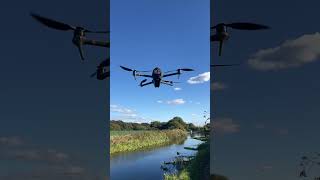 Nice little slow mo action shot if the DJI Mavic 4,s rotatable camera lens system