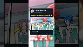 Bro Is Real Sigma Man 🔥🗿 #anime #shorts #animeedit