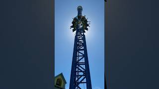 Ready to experience the “Fearfall” of Treetop Drop!?🌲⬇️ #kentuckykingdom #amusementpark #themepark