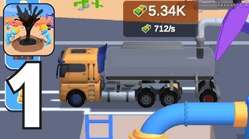 Idle Oil Well - Gameplay Walkthrough Part 1 (Android,iOS)