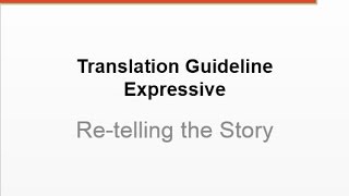 Translation Guideline Expressive
