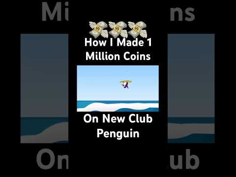 How I Made 1 Million Coins On New Club Penguin #shorts