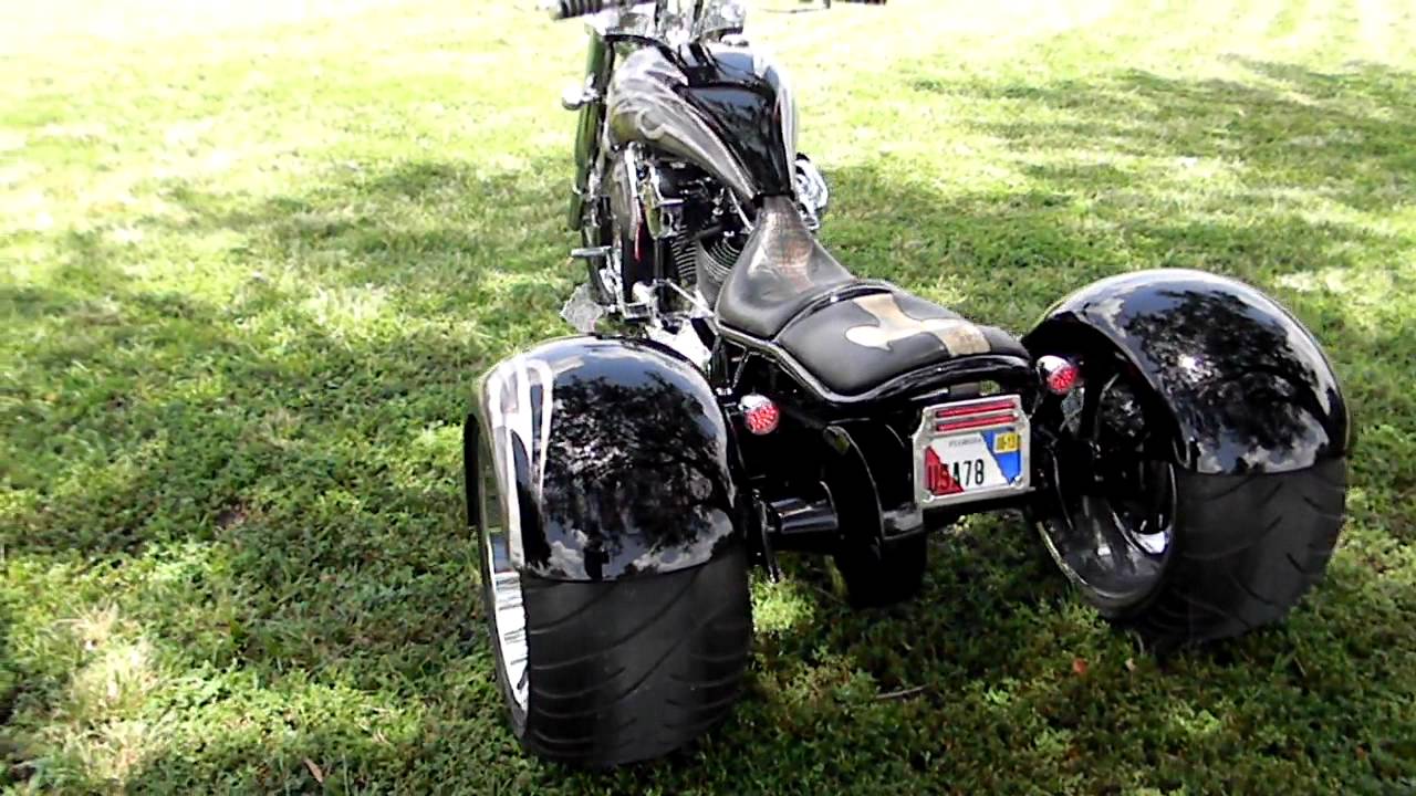 2007 Bourget Fatso Trike, Low & Fast, One Bad Trike! YouTube
