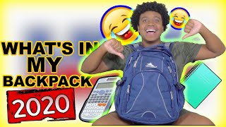 What's In My Backpack *Sophomore Year* | Back to online School 2020 | BACK TO School 2020