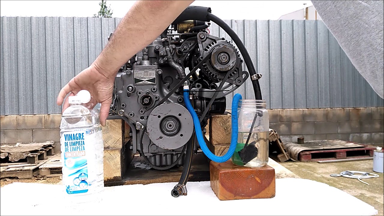 Detartrer moteur marin / Descalcificar motor barco (+text)