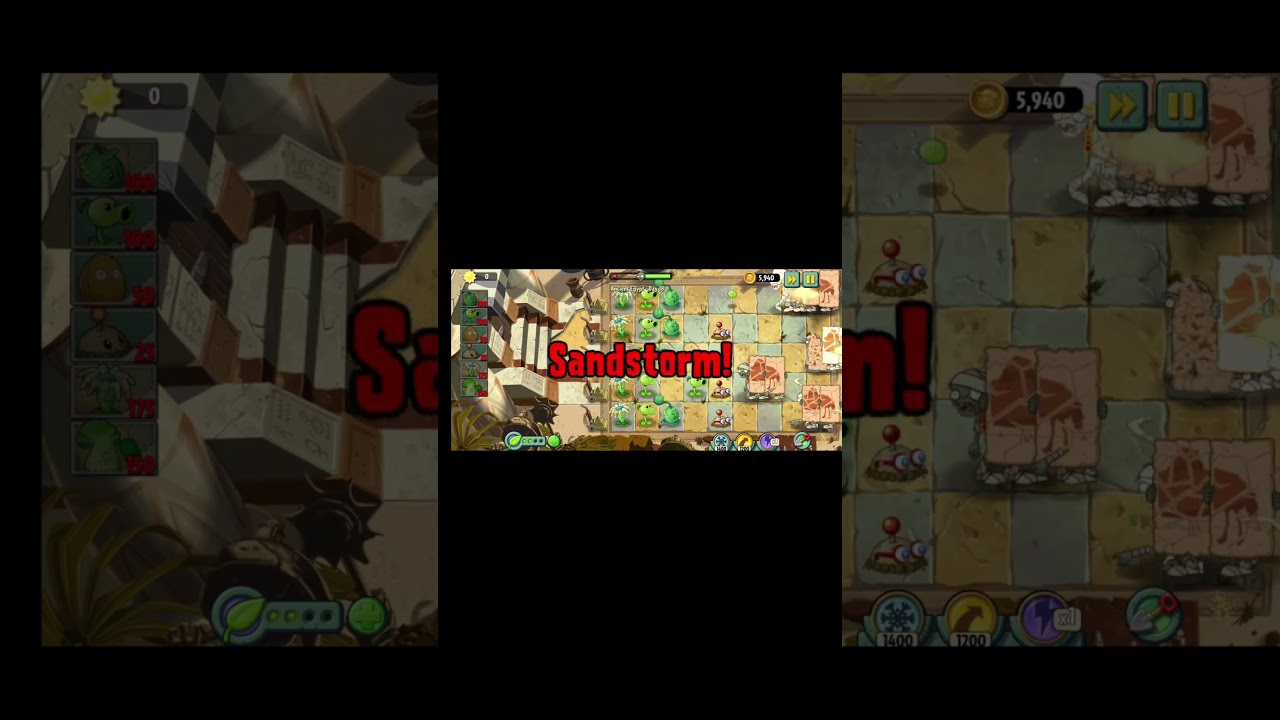 PvZ 2 Reflourished - Ancient Egypt Day 18 Gameplay! (Hard Mode Strategies)