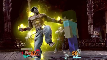 Steve VS a Level 9 Kazuya Level 9 CPU with Items