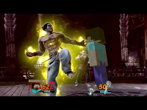 Steve VS a Level 9 Kazuya Level 9 CPU with Items