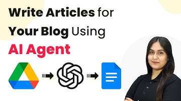 How to Write Articles for Your Blog Using AI Agent