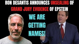 NAMES COMING! Ron DeSantis Green Lights Unsealing Of Epstein Grand Jury Docs