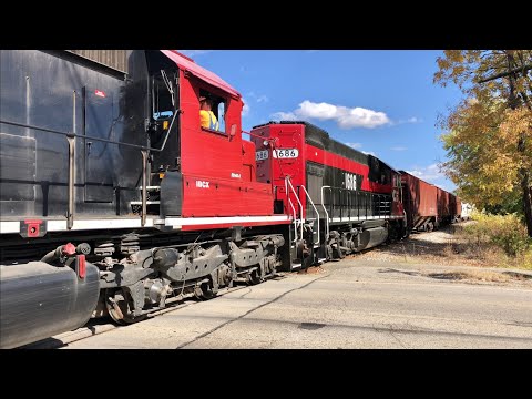 Trains Stalling On Hills Compilation Video!  Train Pushes Train Up Hill, Locomotives Working Hard!