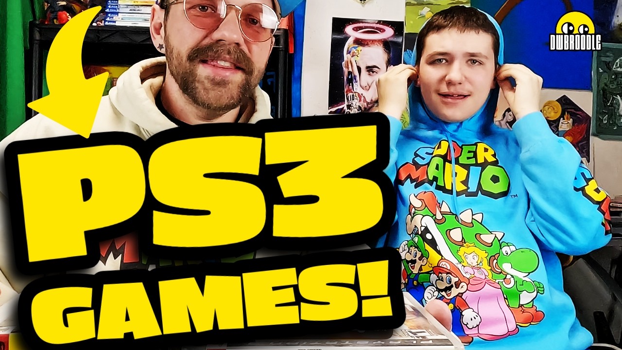 Opening Playstation 3 Games Front Back and Inside PS3