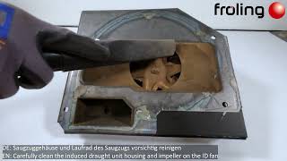 Fröling Pe1 Pellet - Reinigung