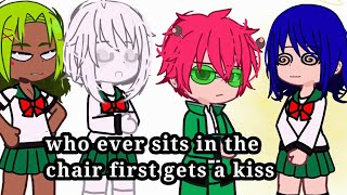 Who ever sits in this chair gets a kiss😚 || Saiki k || Gacha club || Anime Gacha