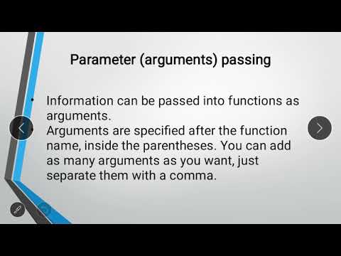 User defined functions with parameters