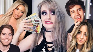 Asking My Tarot Cards About YouTubers! (UH OH... DRAMA IS COMING! 💀)