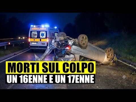 Video INCIDENTE SPAVENTOSO SULLA STATALE: MORTI UN 16ENNE E UN 17ENNE. ALTRI DUE GIOVANI FERITI - PERUGIA