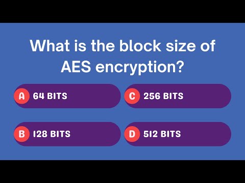 AES (Advanced Encryption Standard) Block Size: 128 bits