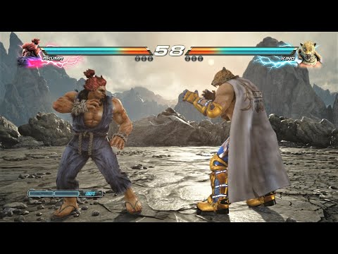Akuma vs King (Hardest AI) - TEKKEN 7 Arcade Mode
