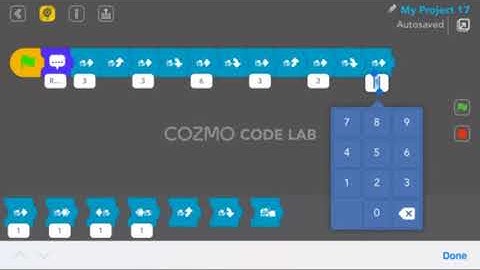 COZMO Code Lab Sandbox Mode Lesson #1 - Travel From Start To Finish