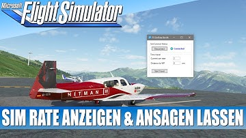 SIM RATE anzeigen & ansagen lassen / SIM RATE BANDIT Tool ★ Microsoft FLIGHT SIMULATOR deutsch