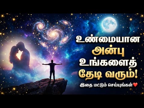 🔥நீங்கள் தேடிய உண்மையான அன்பு உங்களைத் தேடி வர இதை மட்டும் செய்யுங்கள்! ❤️🌌#tamilmotivation#tamil 