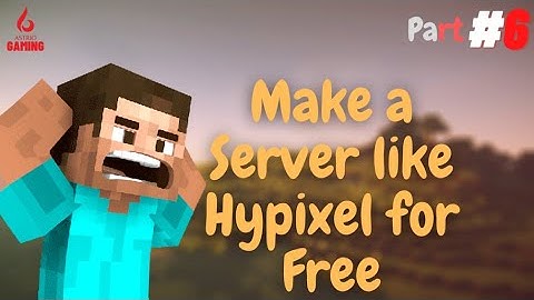 How to Make a Server like Hypixel for Free in Aternos part 6 2023