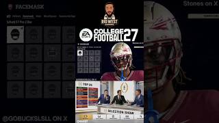 HELMET TILTS COMING TO COLLEGE FOOTBALL 27❓️🧐🤔 FULL VIDEO HERE☝🏼 #easports #cfb27 #fyp #youtube