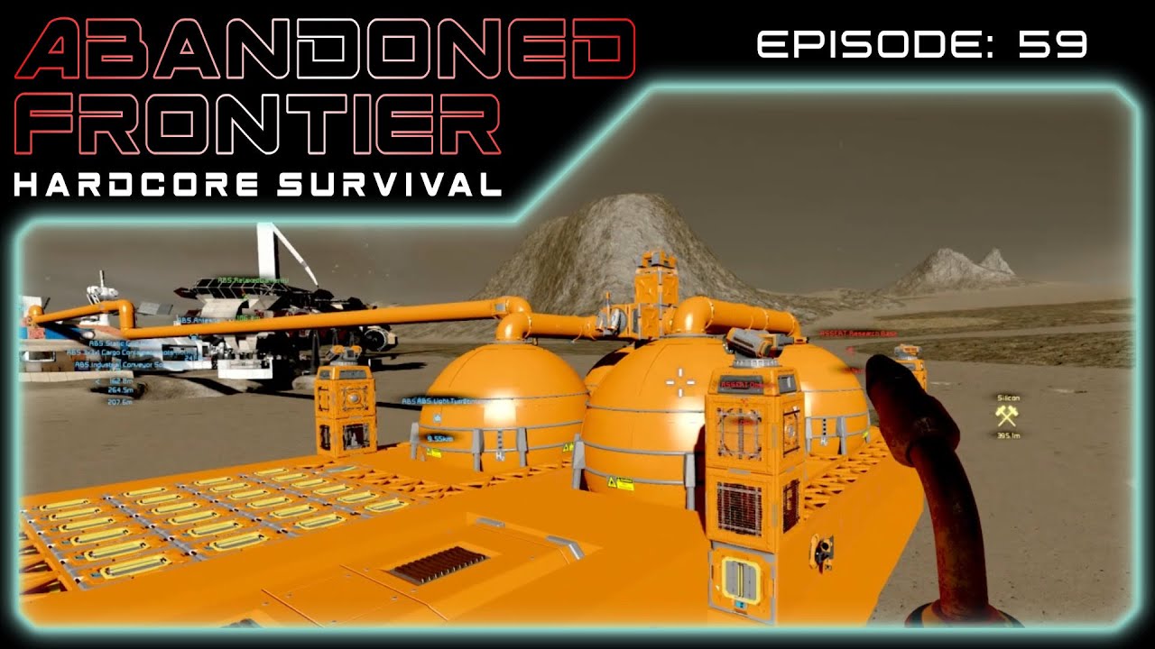 Abandoned Frontier Ep 59 - Ice Refinery! - Space Engineers - YouTube