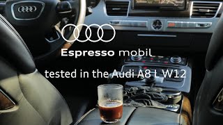 Career Overview Audi espresso mobil in use in the A8 L W12