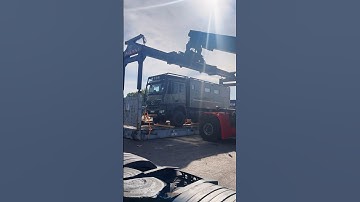 Flat Rack to Container Ship: Expedition Vehicle Journey by Liveandgive4x4 #4x4adventures