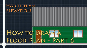AutoCAD 2D Basics - Tutorial to draw a floor plan (fast and effective!) PART 6 - Hatch