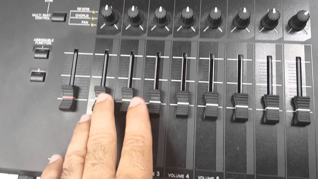 Como configurar el Yamaha Motif XF8