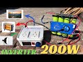 घर पर बनाया powerful inverter 🥵 | 200W Portables Inverter | Mikushorts 