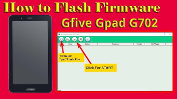 Gfive Gpad G702  Firmware Flashing - Hang on Logo Dead Boot Repair - By SPD Upgrade Tool