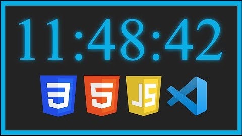 ➡️como HACER un RELOJ en JAVASCRIPT 😱