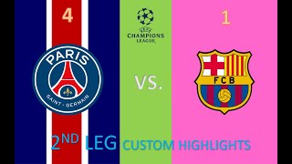 PSG VS FC BARCELONA CUSTOM HIGHLIGHTS ON STICKMAN SOCCER 2018 screenshot 3