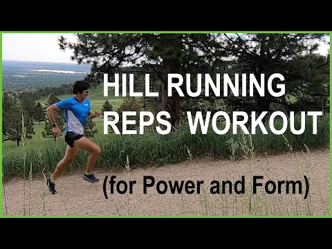 "SHORT" (INTENSE) HILL REPEAT WORKOUT FOR RUNNING POWER AND FORM | Sage Canaday Trail Running Tips