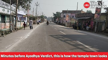 Minutes before Ayodhya Verdict, this is how the temple town looks