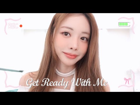 홍은지 GRWM | 뽀용뽀용 데일리 메이크업 🌸💄 꿀템 애정템 공유 | 쿨톤이지만 명예 웜톤인