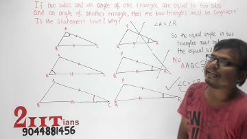 TRIANGLES Ex 10.1 (Fully Solved) Class 9 Maths ICSE  ML Aggarwal Solutions