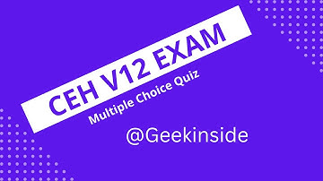 CEH v12 Exam Practice Questions - Part 1 | Top 10 Questions and Answers