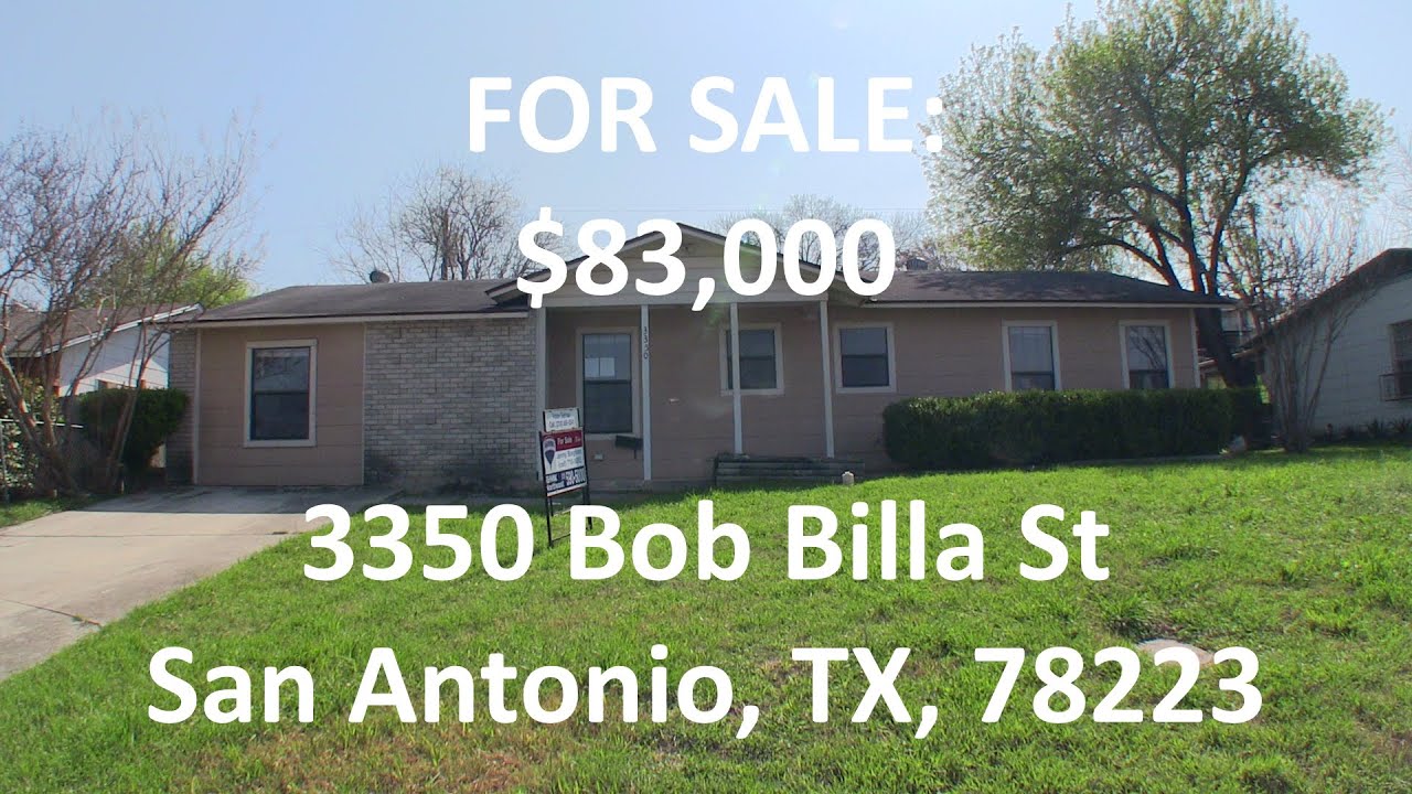 San Antonio HUD Homes HUD King tours 3350 Bob Billa St. YouTube